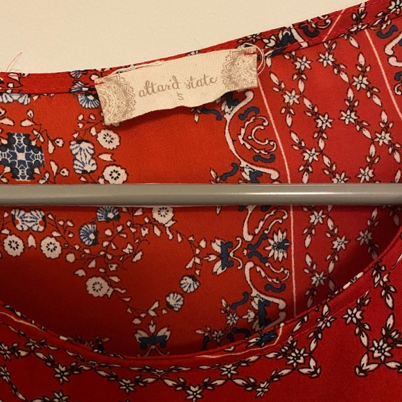 Altar’d state bell sleeve blouse - Picture 2 of 3